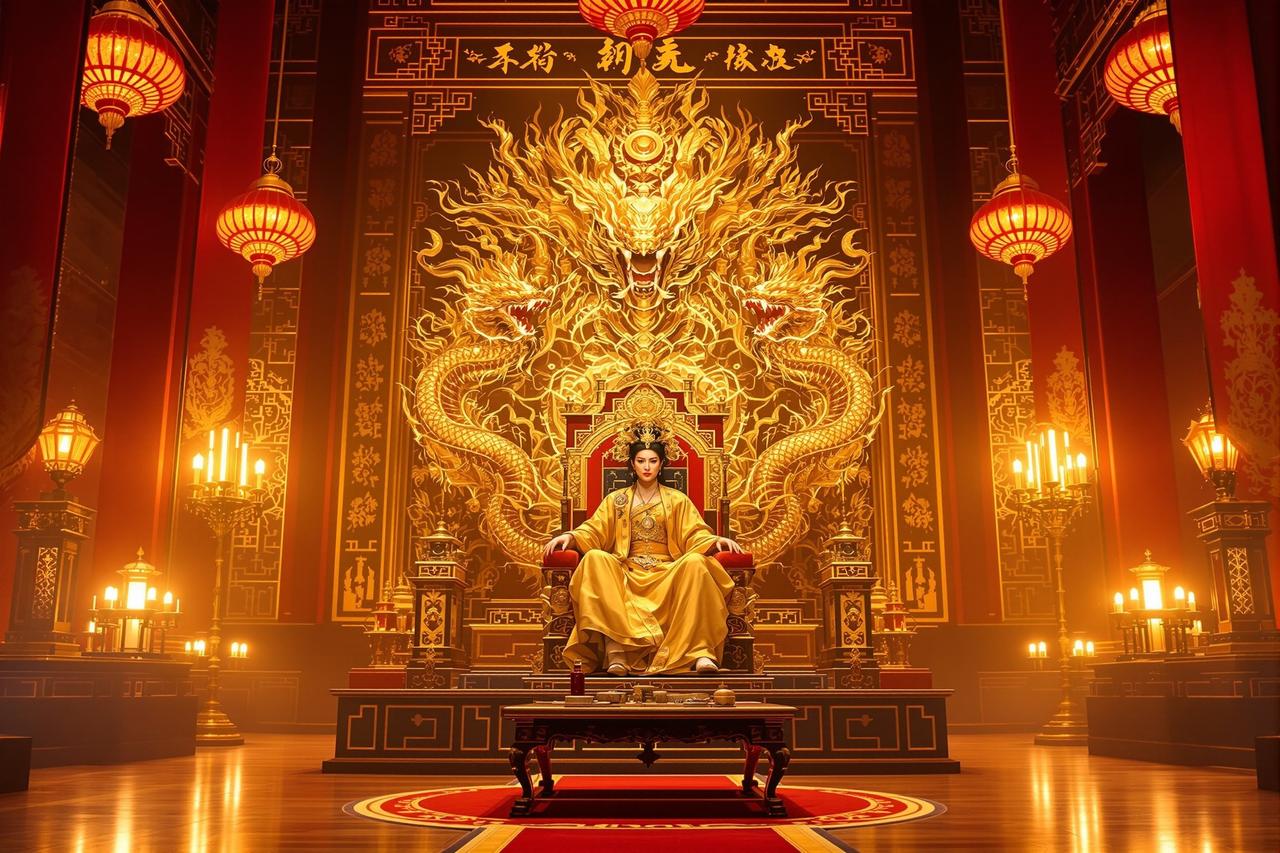 影视网出品古装权谋剧《锦绣未央》华丽海报